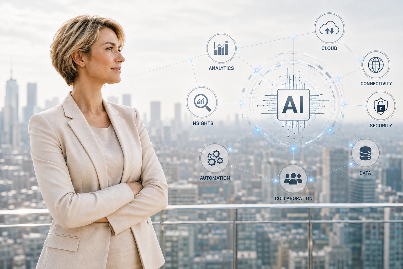 Digital platforms, data, cloud, connectivity and AI-enabled services