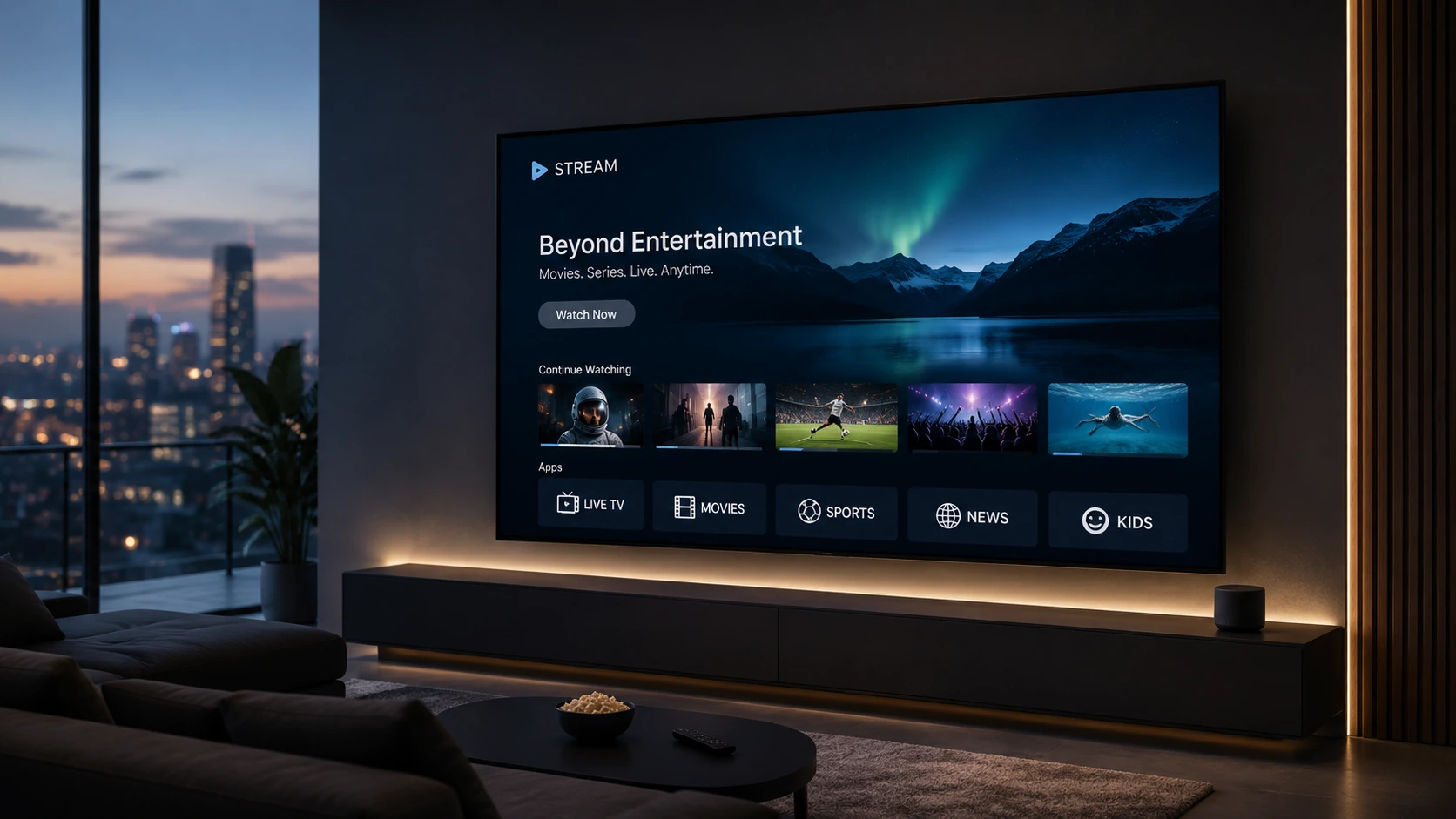 Modern streaming and connected media experience